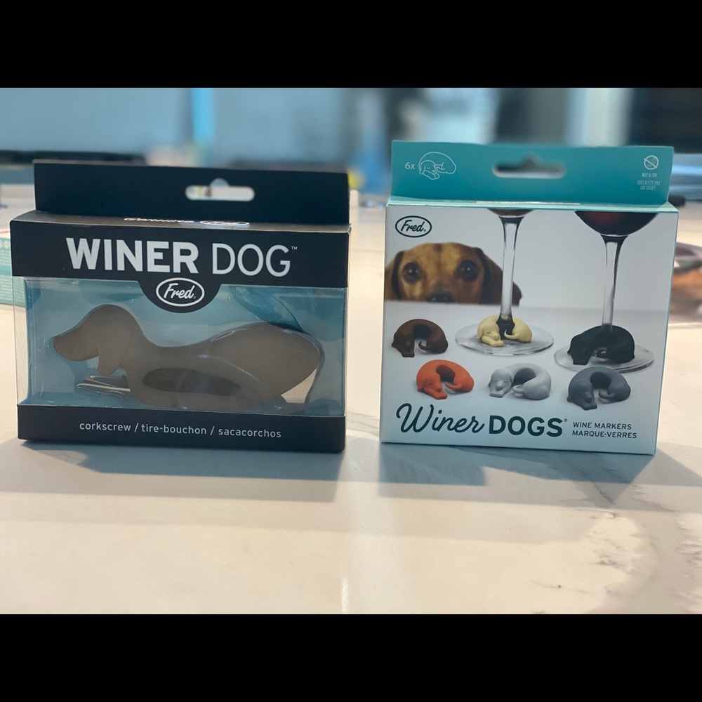 Dachshund Wine Set